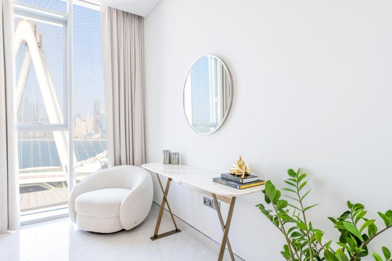 Spectacular 3 Bedroom Condo With Maids Room Facing The Dubai Eye Экстерьер фото